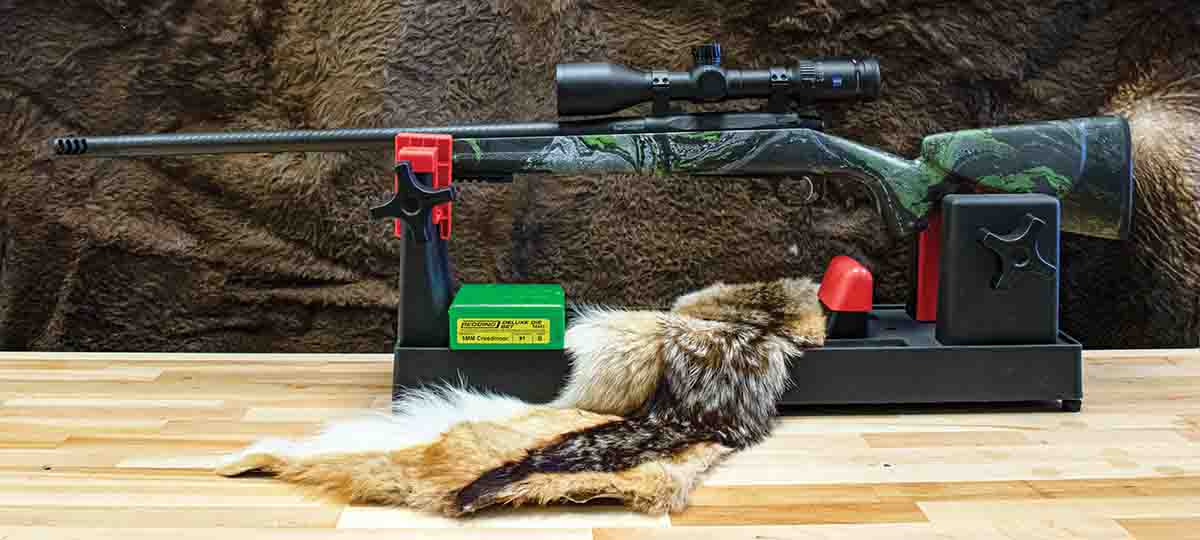 The AllTerra Arms Carbon Mountain Shadow chambered in 6mm Creedmoor makes for a very versatile rifle. This rifle is capable of taking medium-sized game, such as deer and antelope as well as smaller varmints such as coyotes and prairie dogs.